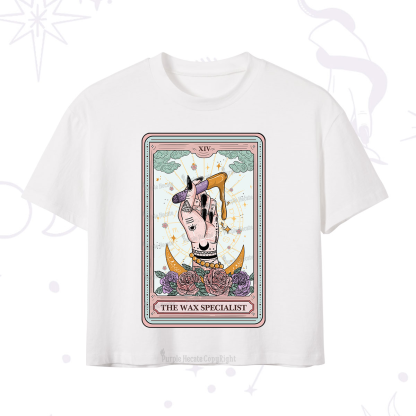 Purplehecate The Wax Specialist Tarot Crop T-Shirt