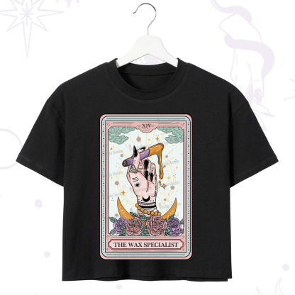 Purplehecate The Wax Specialist Tarot Crop T-Shirt