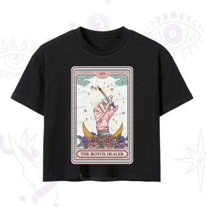 Purplehecate The Botox Dealer Tarot Card Crop T-Shirt