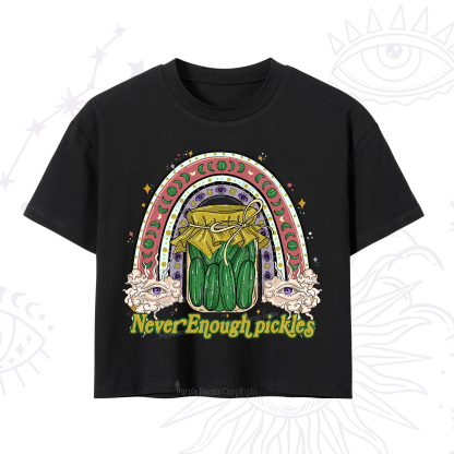 Purplehecate Never Enough Pickles Crop T-Shirt