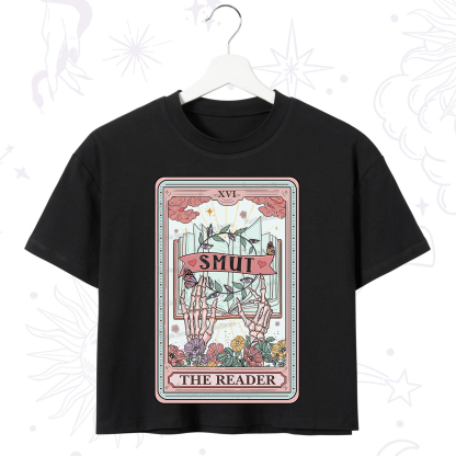 Purplehecate The Smut Reader Tarot Crop T-Shirt