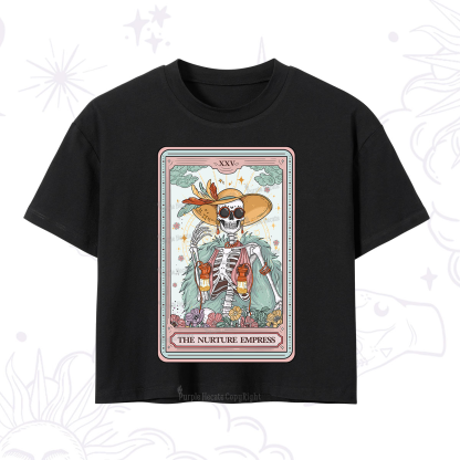 Purplehecate The Nurture Empress Tarot Crop T-Shirt