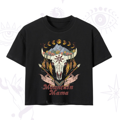 Purplehecate Mountain Mama Crop T-Shirt