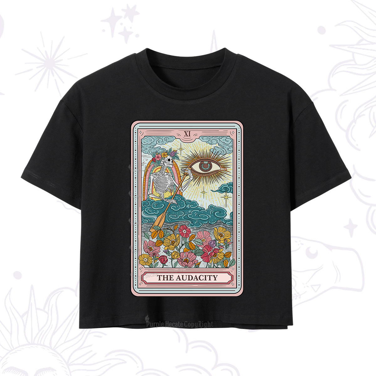 Purplehecate The Audacity Tarot Crop T-Shirt