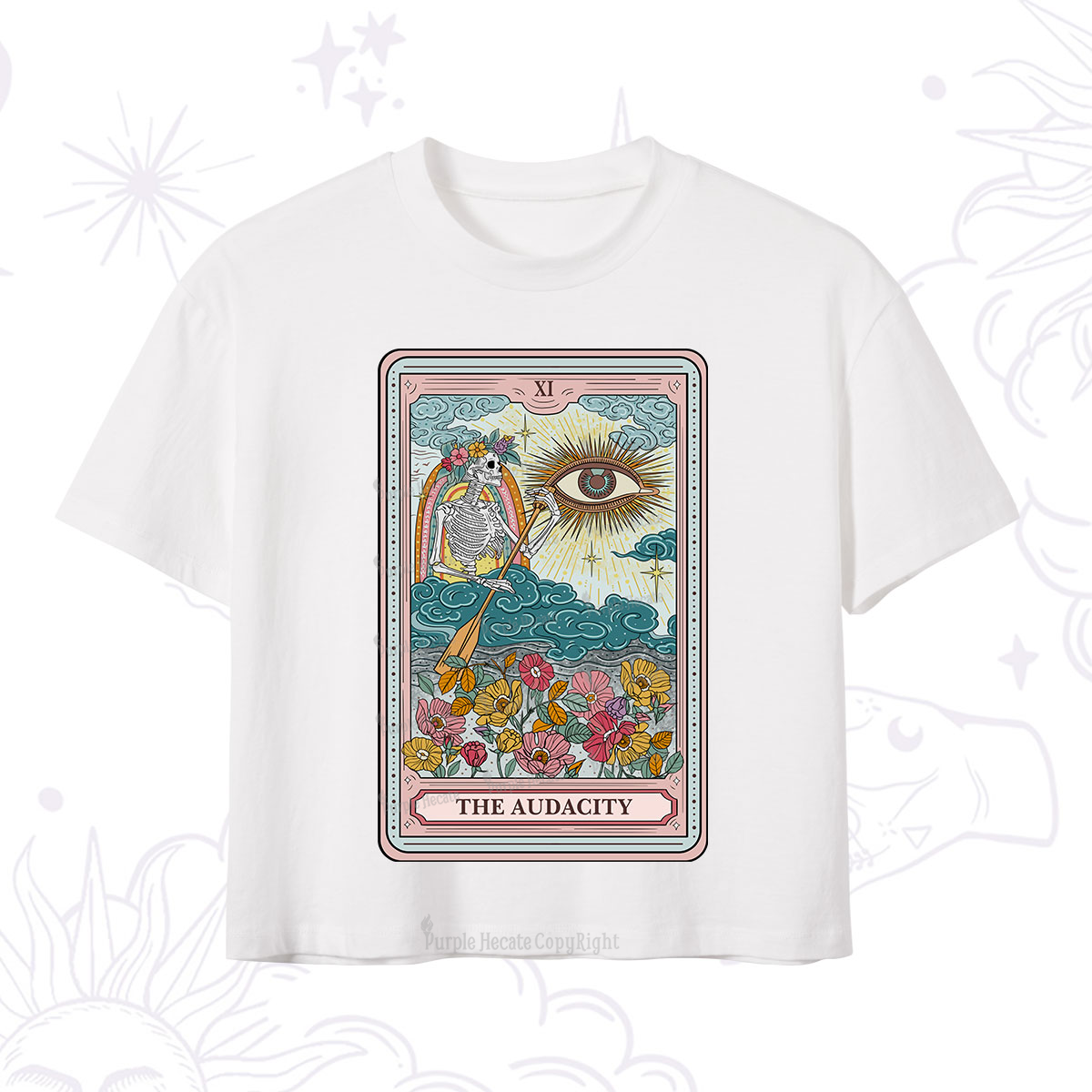 Purplehecate The Audacity Tarot Crop T-Shirt