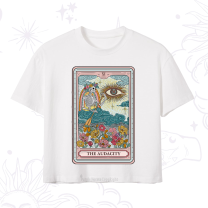 Purplehecate The Audacity Tarot Crop T-Shirt