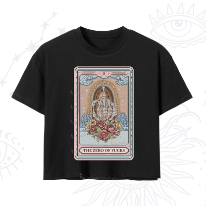 [Copy]Purplehecate The Nail Tech Life Tarot Crop T-Shirt