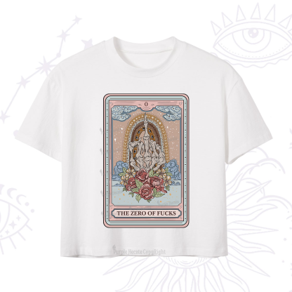 [Copy]Purplehecate The Nail Tech Life Tarot Crop T-Shirt
