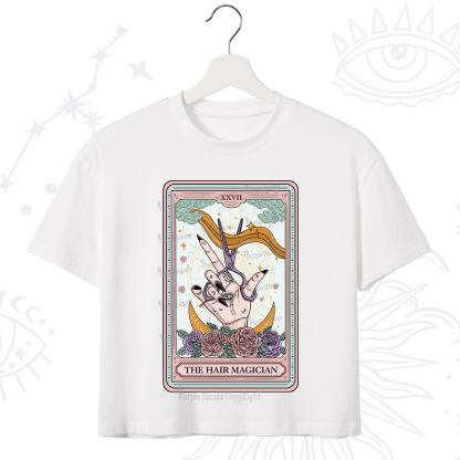 Purplehecate The Hair Magician Tarot Crop T-Shirt