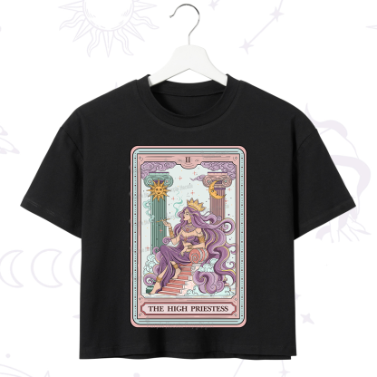 Purplehecate The Goddess High Priestess Tarot Card T-Shirt