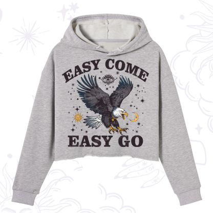 Purplehecate Easy Come Easy Go Crop Hoodie