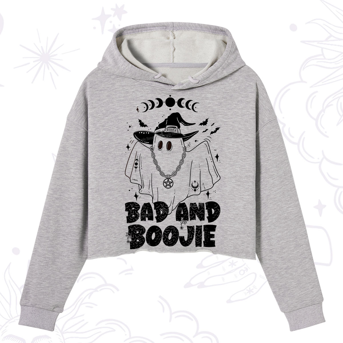 Purplehecate Bad and Boo Jee Halloween Crop Hoodie