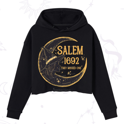 Purplehecate 1692 Salem Witch Crop Hoodie