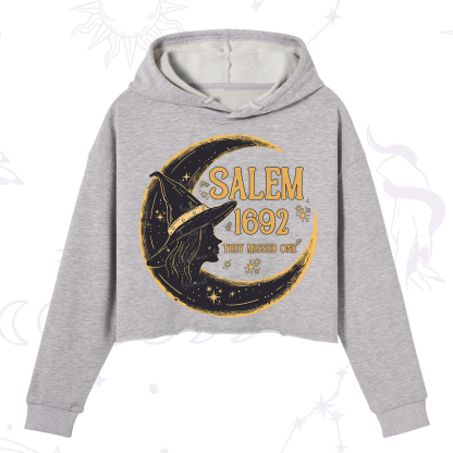 Purplehecate 1692 Salem Witch Crop Hoodie