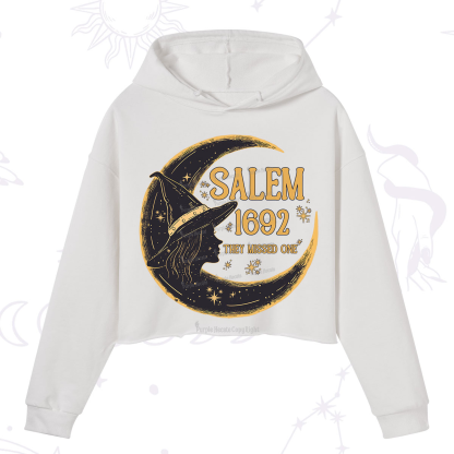 Purplehecate 1692 Salem Witch Crop Hoodie