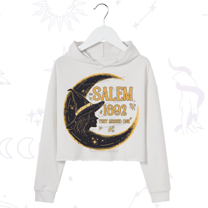 Purplehecate 1692 Salem Witch Crop Hoodie
