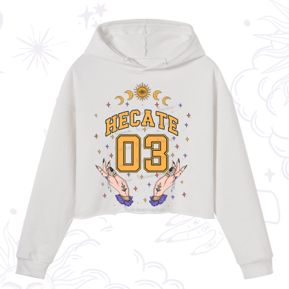Purplehecate Hecate Moonlight Sorcery Crop Hoodie