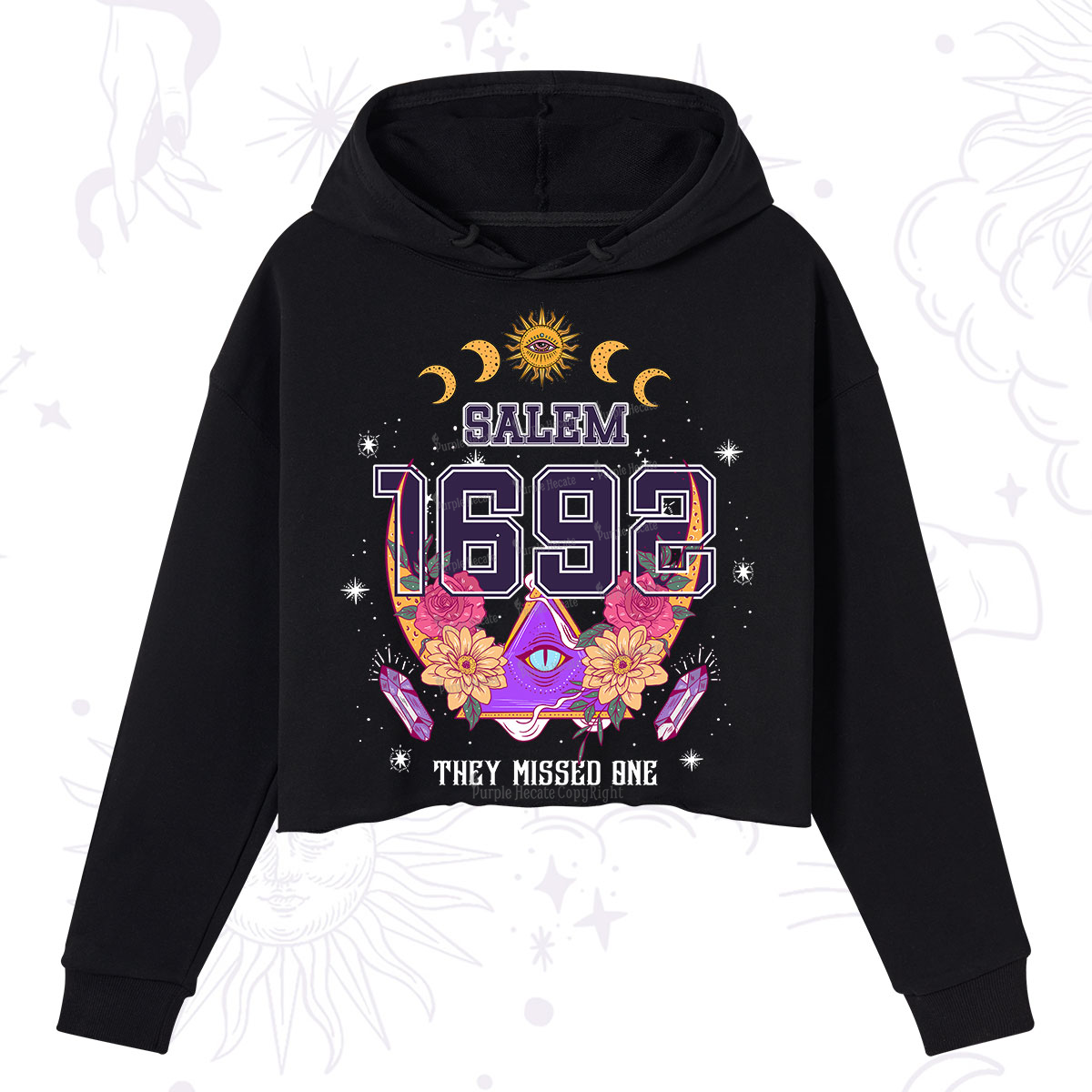 Purplehecate Salem 1692 They Missed One Crop Hoodie