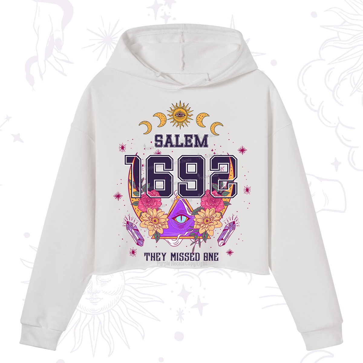Purplehecate Salem 1692 They Missed One Crop Hoodie