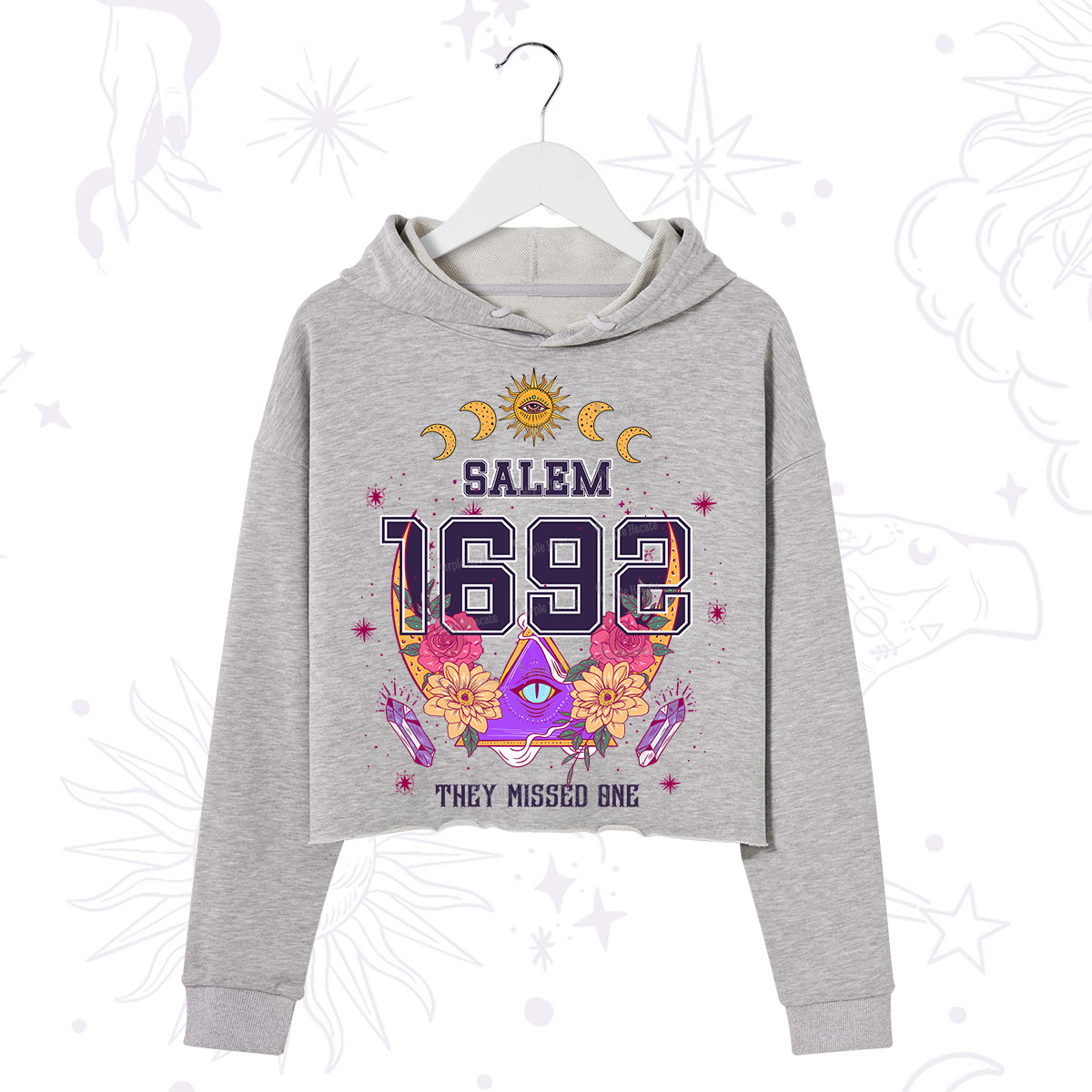 Purplehecate Salem 1692 They Missed One Crop Hoodie