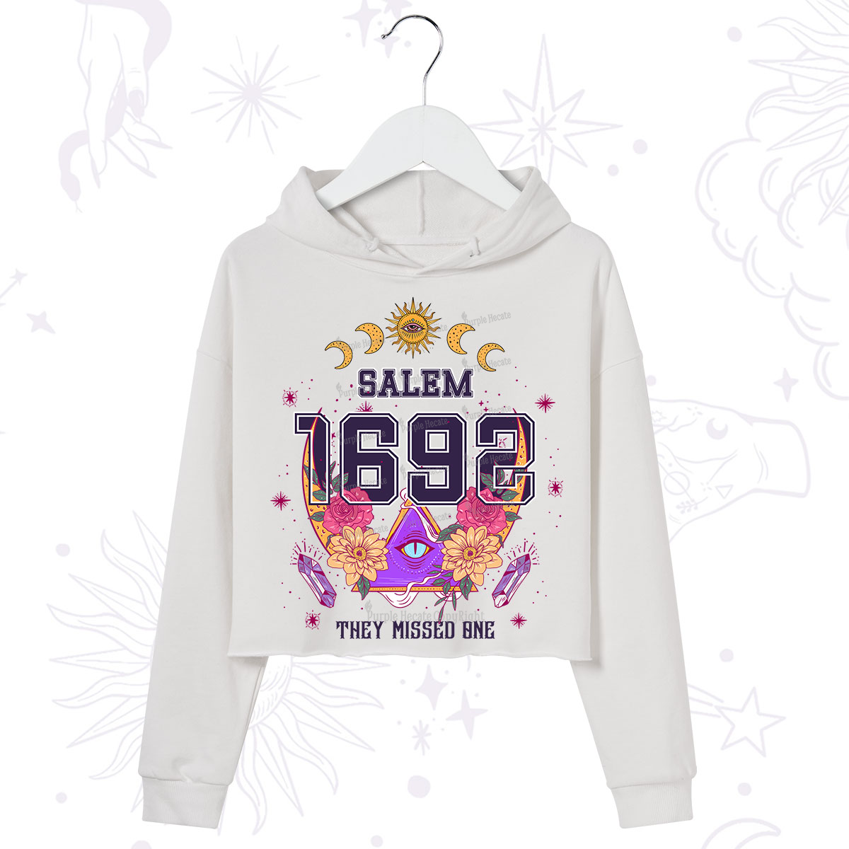 Purplehecate Salem 1692 They Missed One Crop Hoodie