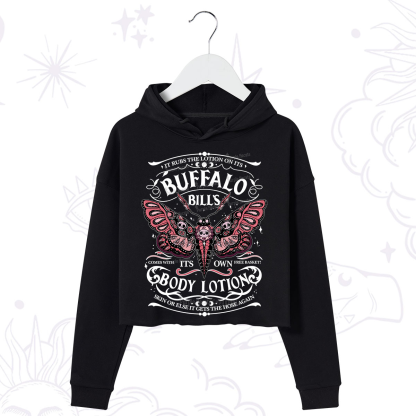 Purplehecate Buffalo Bill's Body Lotion Crop Hoodie