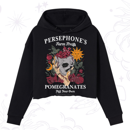 Purplehecate Persephone's Farm Fresh Pomegranates Pick Your Own Crop Hoodie