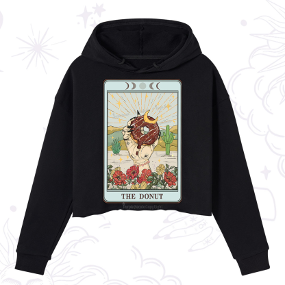 Purplehecate The Donut Tarot Crop Hoodie