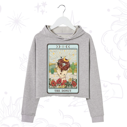 Purplehecate The Donut Tarot Crop Hoodie