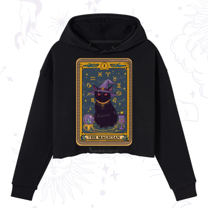 Purplehecate The Magician Tarot Crop Hoodie