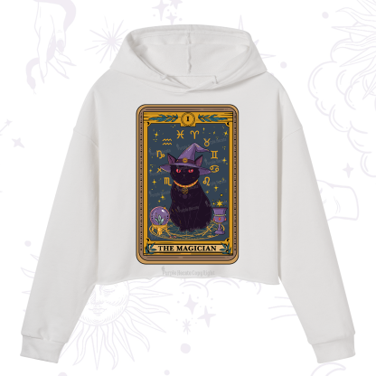 Purplehecate The Magician Tarot Crop Hoodie