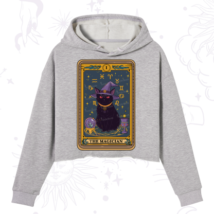 Purplehecate The Magician Tarot Crop Hoodie
