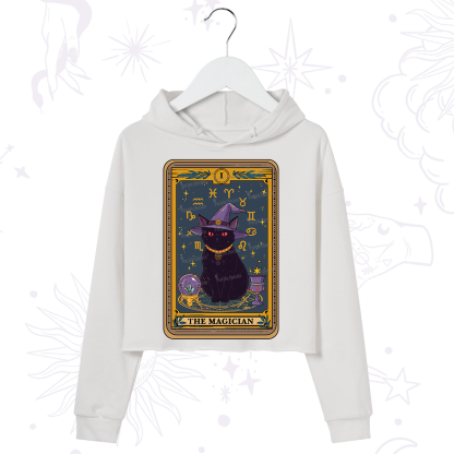 Purplehecate The Magician Tarot Crop Hoodie