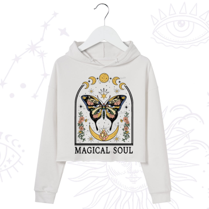 Purplehecate Magical Soul Crop Hoodie