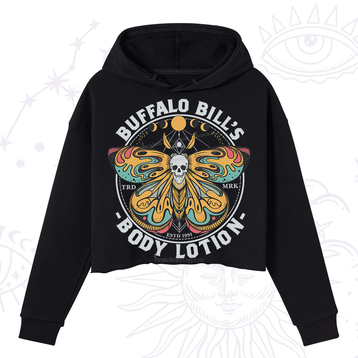 Purplehecate Buffalo Bill Crop Hoodie