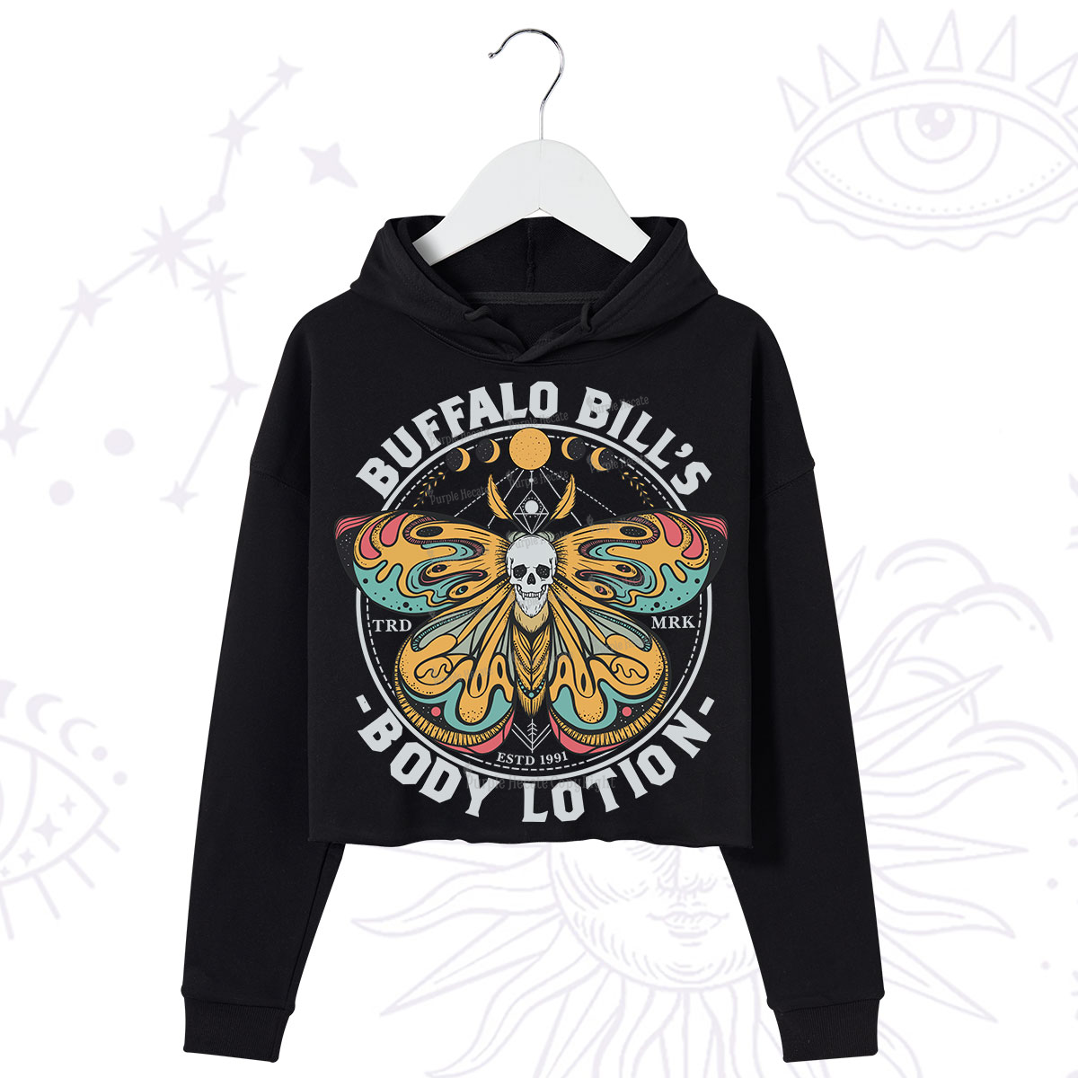 Purplehecate Buffalo Bill Crop Hoodie