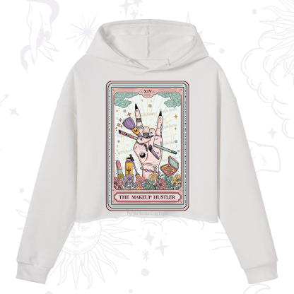 Purplehecate The Makeup Hustler Tarot Crop Hoodie