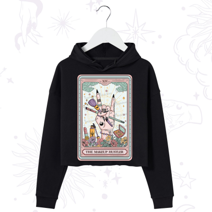 Purplehecate The Makeup Hustler Tarot Crop Hoodie