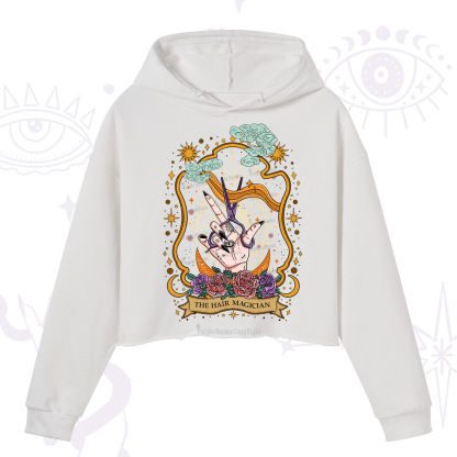 Purplehecate The Hair Magician Crop Hoodie