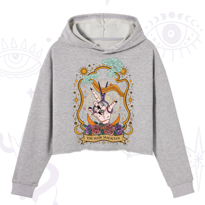 Purplehecate The Hair Magician Crop Hoodie