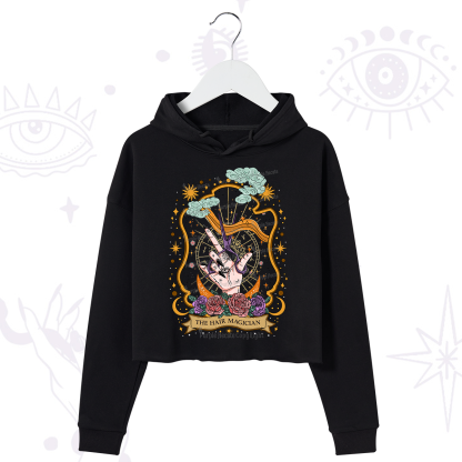 Purplehecate The Hair Magician Crop Hoodie