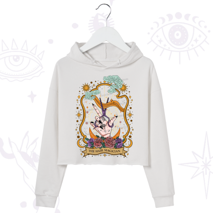 Purplehecate The Hair Magician Crop Hoodie