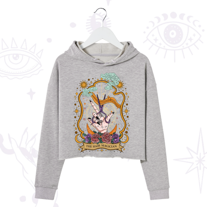 Purplehecate The Hair Magician Crop Hoodie