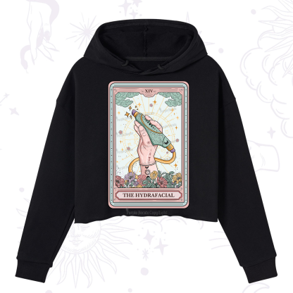 Purplehecate The Hydrafacial Tarot Crop Hoodie
