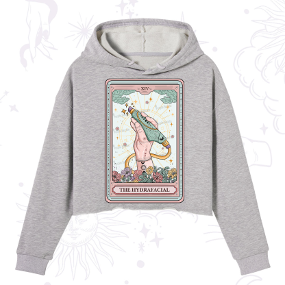 Purplehecate The Hydrafacial Tarot Crop Hoodie
