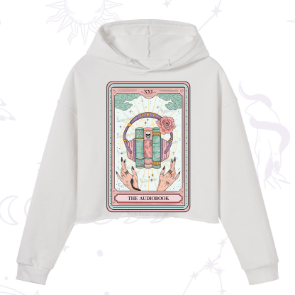 Purplehecate The Audiobook Tarot Crop Hoodie