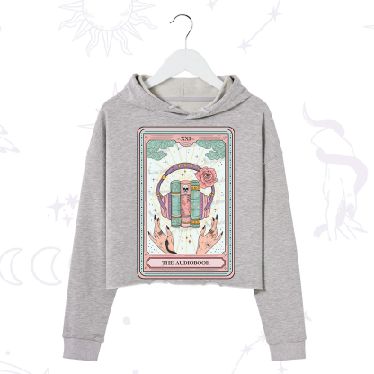 Purplehecate The Audiobook Tarot Crop Hoodie