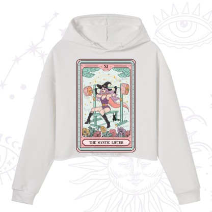 Purplehecate The Mystic Lifter Tarot Crop Hoodie