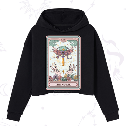 Purplehecate The ER Nurse Tarot Crop Hoodie