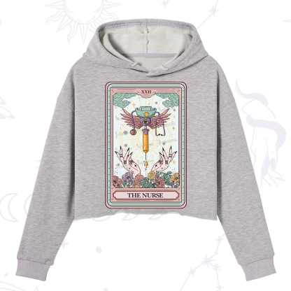 Purplehecate The ER Nurse Tarot Crop Hoodie